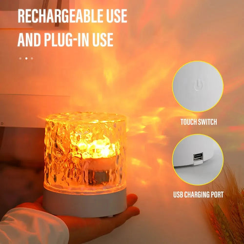 Lampa LED Efekt Wody