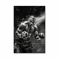 Plakat Mike Tyson – Czarno-Biały