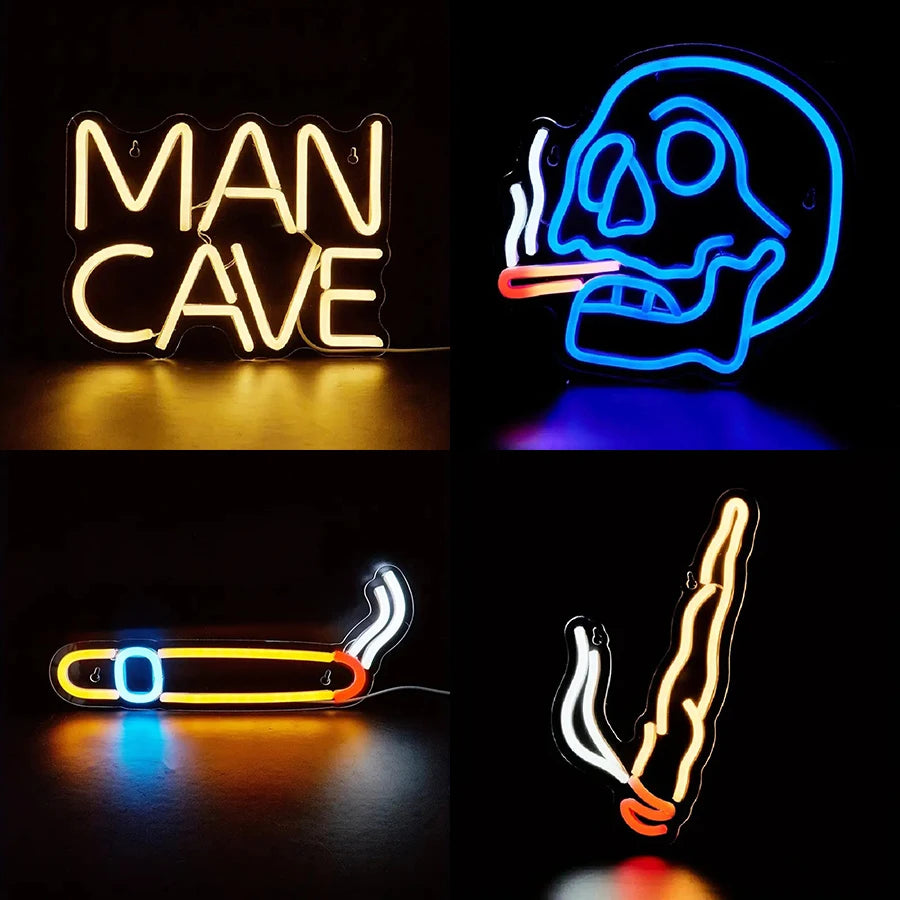 Neon Skull – Man Cave