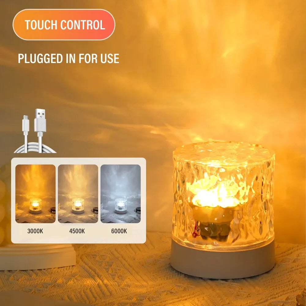 Lampa LED Efekt Wody